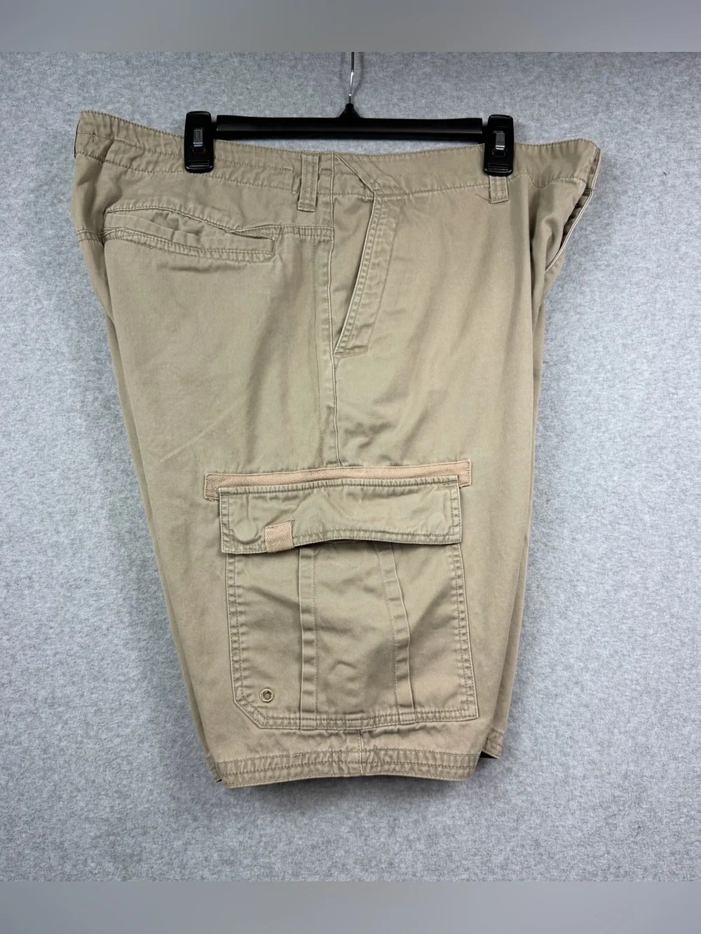 Quiksilver Khaki Tan Cargo Cotton Shorts Casual Utility Men’s Size 36